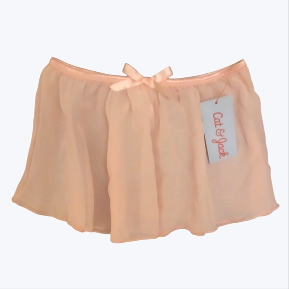 NWT Cat & Jack Girls' Dance Activewear Pink Skirt - Picture 3 of 3